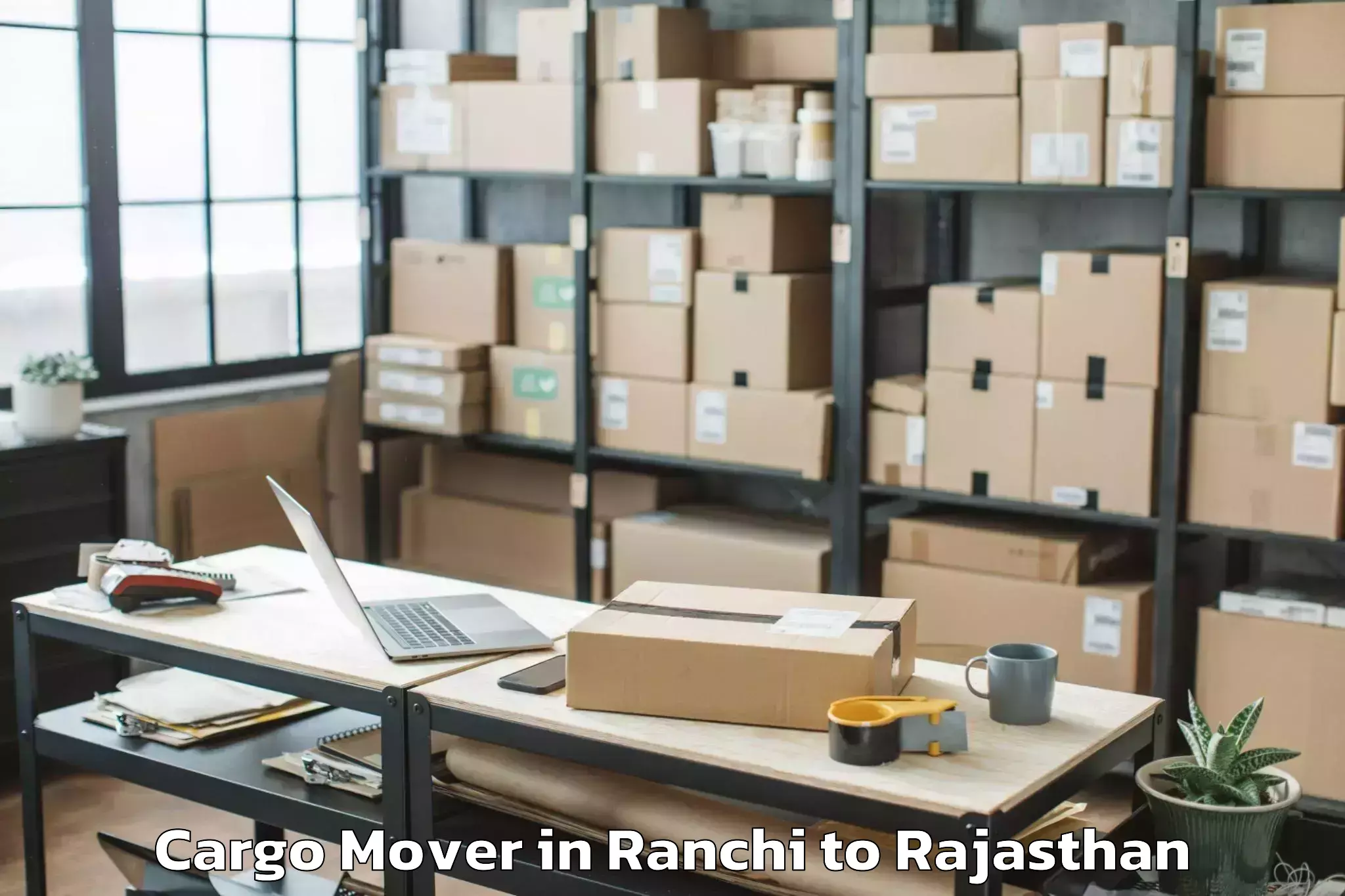 Affordable Ranchi to Bikaner Airport Bkb Cargo Mover